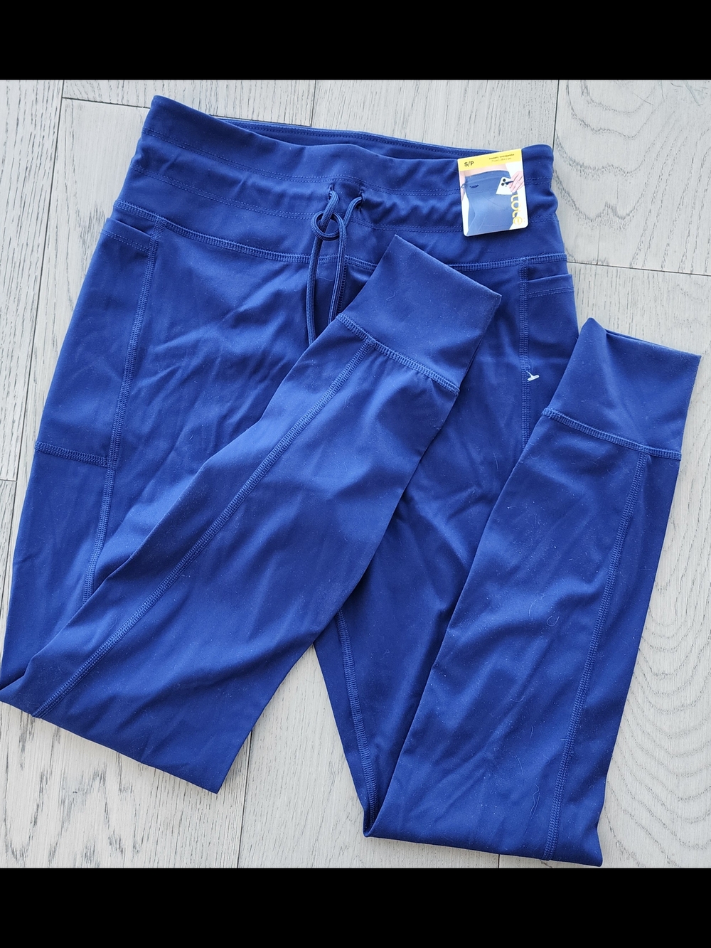 Electric Blue Active Leggings